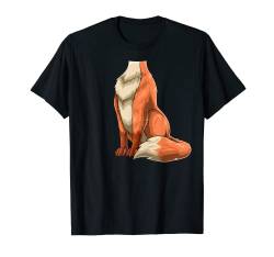 Easy Fox Kostüm Fuchs Body Headless Fox Kostüm T-Shirt von HalloweenCentre Co.