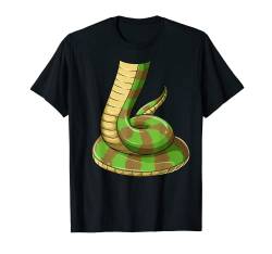 Easy Snake Kostüm Schlange Body Kopflos Schlange Kostüm T-Shirt von HalloweenCentre Co.