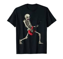 Skelett Gitarre Gitarre Skelett Gitarre Halloween Gitarre T-Shirt von HalloweenCentre Co.
