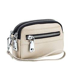 Haloppe Clutch-Tasche, tragbar, für Damen, einfarbig, Weiß von Haloppe