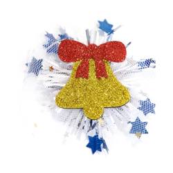 Haloppe Weihnachts-Haarnadel festliches Set für Kinder, Schneemänner, Weihnachtsmann, Baum, mehr perfekte Kinder-Haar-Accessoires, Feiertage, Tinkle Bell von Haloppe