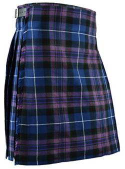 Schottischer Kilt, Grauer Schottenkaro, traditioneller Highland-Party-Kleiderrock Hochland - Pride of Scotland, W40 von Hamilton Kilts