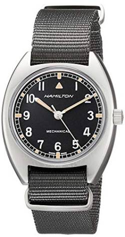 Hamilton Armbanduhr Handaufzug Pilot Pioneer Mechanical Grau/Schwarz H76419931 von Hamilton
