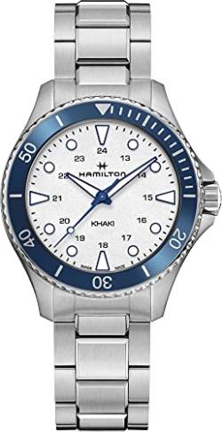 Hamilton Armbanduhr Khaki Navy Scuba Stahl/Weiß 37 mm H82231150 von Hamilton