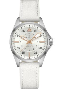 Hamilton H76215850 Damenuhr Khaki Aviation Pilot Automatik Leder 36 mm von Hamilton