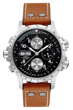 Hamilton H77616533 Herrenuhr Automatik Khaki X-Wind Auto Chrono Braun/Schwarz von Hamilton