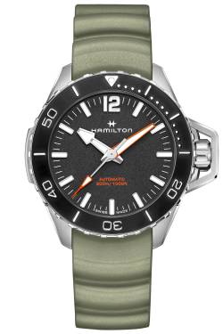 Hamilton H77825331 Herren-Taucheruhr Khaki Navy Frogman Grün von Hamilton