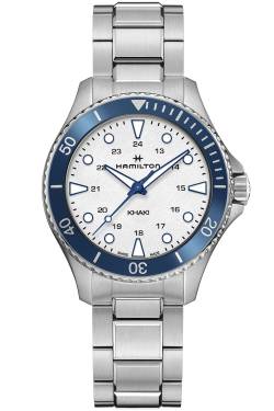 Hamilton H82231150 Armbanduhr Khaki Navy Scuba Stahl/Weiß 37 mm von Hamilton