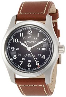 Hamilton Herren Analog Automatik Uhr mit Leder Armband H70555533 von Hamilton