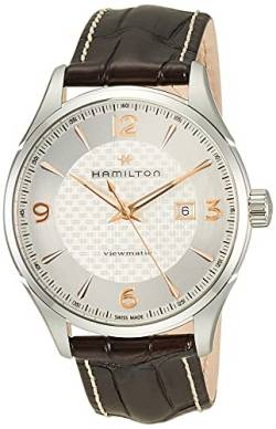 Hamilton Jazzmaster Herren-Armbanduhr 44mm Armband Leder Braun GehÃƒ¤use Edelstahl Automatik H32755551 von Hamilton