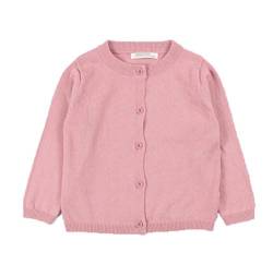 Baby Jungen Mädchen Strickjacke Herbst Baumwolle Pullover Tops Kinder Kleidung Strickcardigan Pullover Frühling Kleidung Gr. 98, 15011 New Pink von HanPaint