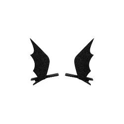 1 x Halloween-Kopfschmuck, Teufelsfledermaus-Ohr-Haarnadel, Flügel-Haarnadel von Hanaiette