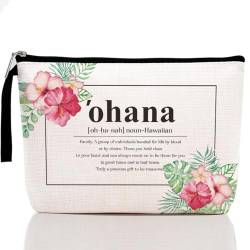 Inspirierende Definition Make-up-Tasche Wertschätzung Geschenke Wiedervereinigung Geschenk Hawaii Reise Geschenk für Tante Schwester Oma Frauen Kosmetiktasche Reißverschluss Beutel Tasche Reisetasche von Hanamiya Na