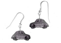 Ohrringe mit italienischem Oldtimer, 500 ref64, Sterlingsilber, 925 gestempelt von Hand Creations