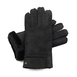 Hand Gewand by Weikert Warme Lammfellhandschuhe aus australischem Merino-Lammfell, NEU mit verstärkter Handnaht, Damen Lederhandschuhe, Lederhandschuh, Fellhandschuh von Hand Gewand by Weikert