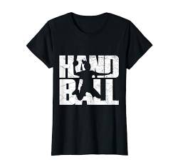 Handball Retro Handballerin für Handballspielerin Mädchen T-Shirt von Handball Coole Geschenkidee Handballer Outfit Shop
