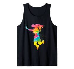 Handball Retro Handballerin für Handballspielerin Mädchen Tank Top von Handball Coole Geschenkidee Handballer Outfit Shop