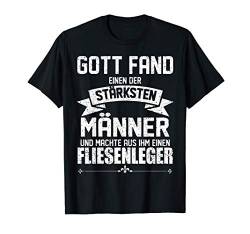 Fliesenleger Papa Vater Spruch Schreiner Handwerk Elektriker T-Shirt von Handwerker Meister Tischler Maler Mann Geschenk