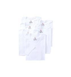 Hanes Ultimate FreshIQ Herren-T-Shirt, V-Ausschnitt, Weiß, Größe M, 6er-Pack von Hanes Ultimate