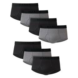 Hanes Ultimate Hanes Men FreshIQ ComfortSoft Herren-Slips, 7er-Pack, 7 Stück, Sortiert, Large von Hanes Ultimate