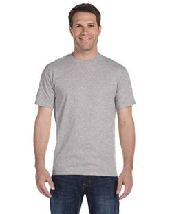 Hanes Big Herren T-Shirt Beefy-t Tall, Leichter Stahl, XX-Large Hoch von Hanes