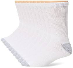 Hanes Classics Men's Crew Socks Multi-Pack_White_10-13 von Hanes