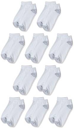 Hanes Damen 10 Paar Vorteilspack Low Cut Socken, Weiß, 40.5-46 EU von Hanes