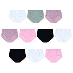 Hanes Damen Cool Comfort atmungsaktive Netz-Slips, 10er-Pack Slip, 10 Stück – Sortiert 1, 9 von Hanes