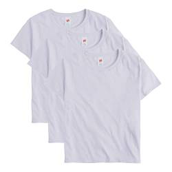 Hanes Damen Essentials Oversized T-Shirt Pack, Baumwoll-T-Shirt für Frauen, lockere Passform, 3er-Pack, Urban Lilac, S von Hanes