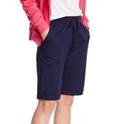 Hanes Damen French Terry Bermuda Pocket Shorts, Navy, XX-Large von Hanes