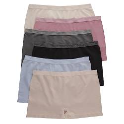 Hanes Damen Women's Comfort Flex Fit Seamless Boyshort Panty (Pack of 6) Slips fr Jungen, Sortiert, Small (6er Pack) von Hanes