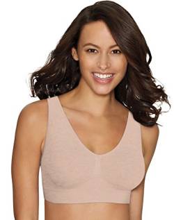 Hanes Get Cozy Damen Pullover ComfortFlex Fit Wirefree BH MHG196, Nude, Large von Hanes