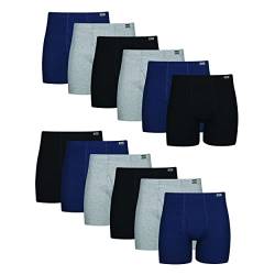 Hanes Herren Boxershorts, Cool Comfort Feuchtigkeitsableitende atmungsaktive Unterwäsche, Multipack Retroshorts, Gemischt-12er-Pack, Large (12er Pack) von Hanes