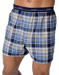 Hanes Herren Boxershorts mit offenem Bund, 5er-Pack - Mehrfarbig - XX-Large von Hanes