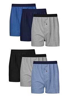 Hanes Herren ComfortSoft, weicher Strick, feuchtigkeitsableitend, Jersey, Multipacks erhältlich Boxershorts, 6 Stück, XXX-Large (6er Pack) von Hanes