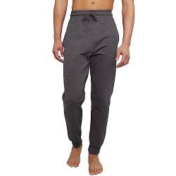 Hanes Herren EcoSmart Fleece-Jogginghose Trainingshose, Charcoal Heather, Mittel von Hanes