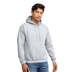 Hanes Herren EcoSmart Hoodie Midweight Fleece Pullover Hooded Sweatshirt for Men Kapuzenpullover, Asche, XXX-Large von Hanes