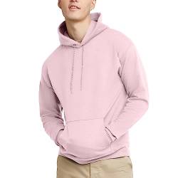 Hanes Herren EcoSmart Hoodie Midweight Fleece Pullover Hooded Sweatshirt for Men Kapuzenpullover, blassrosa, 5X-Large von Hanes