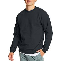 Hanes Herren EcoSmart Sweatshirt, Schwarz, X-Large von Hanes