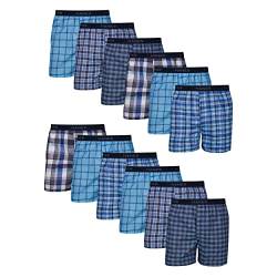 Hanes Herren Etikett, freiliegender Bund, Multipacks erhältlich Boxershorts, Gemischt-12er-Pack, XXX-Large (12er Pack) von Hanes