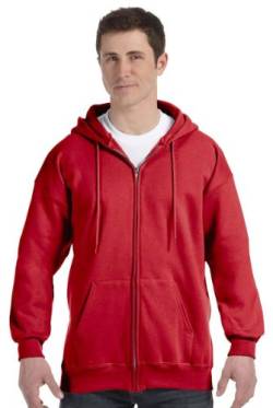 Hanes Herren F280 Athletic-Hoodies, Dunkelrot, L EU von Hanes