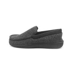 Hanes Herren Mokassin Slipper, Dunkles Schwarz, X-Large von Hanes