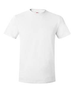 Hanes Herren Nano Premium Cotton T-Shirt (2er Pack), weiß, XL von Hanes