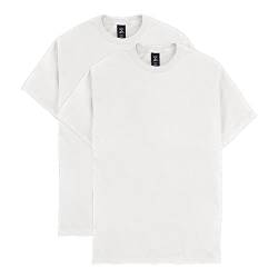 Hanes Herren T-Shirt, weiß, L Hoch von Hanes