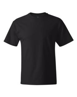 Hanes Herren T-Shirts, X-Temp Herren Performance T-Shirt Pack, Feuchtigkeitsableitende T-Shirts, Baumwollmischgewebe, 2er-Pack, Schwarz, 2 Stück, XX-Large von Hanes