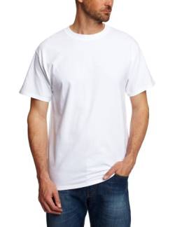 Hanes Herren T-Shirts USA Beefy-T Schlichte Ausführung, Crew - Weiß - Weiß - xl (Herstellergröße: X-Large) von Hanes