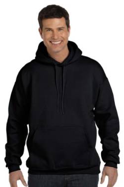 Hanes Herren Ultimate Cotton Heavyweight Pullover Hoodie Sweatshirt, schwarz, XXX-Large von Hanes