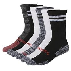 Hanes Herren Ultimate Crew Pack Original Socks, Schwarz/Weiß/Grau Sortiert, 37.5-46 EU von Hanes