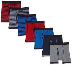 Hanes Jungen Comfort Flex Fit Sport Ringer Boxershorts, mehrere Packungen erhältlich Retroshorts, Sortiert, Medium (7er Pack) von Hanes