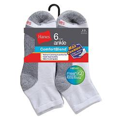 Hanes Men's ComfortBlend Max Cushion Ankle Sock 6-Pack von Hanes